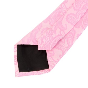 Жаккардовый мужской галстук-запонка Hanky, розовый