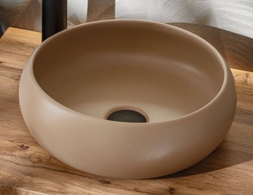 Umywalka nablatowa ceramiczna WIKI-MC Matowy Cappu