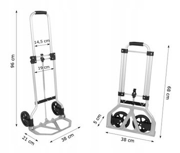 СКЛАДСКАЯ ТРАНСПОРТНАЯ ТЕЛЕЖКА MILLER Товары СКЛАДНЫЕ Прочные