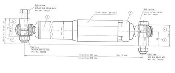 Замена амортизатора оси