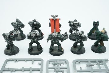 Набор из 11 пластиковых фигурок Warhammer 40k Space Marines Tactical Squad