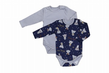 Body niemowlęce długi rękaw r.80