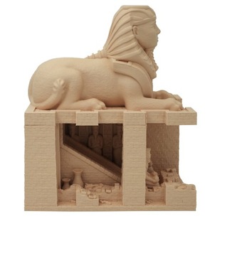 Sfinks strażnik ruin wielka wieża do kości - Dice Tower Beżowy