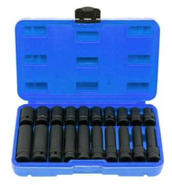 НАБОР УДАРНЫХ НАСАДОК 1/2 10-19 мм Cr-Mo