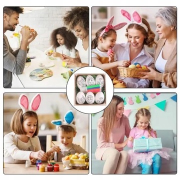 РОЖДЕСТВЕНСКИЕ УКРАШЕНИЯ ИЗ ПЕНОСТРОЕНИЯ, ПАСХАЛЬНЫЕ ЯЙЦА, своими руками, 6 ШТ.