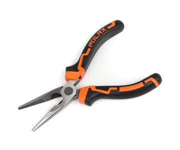 Szczypce wydłużone proste uchwyty dwukomponentowe Cr-V 160 mm Polax