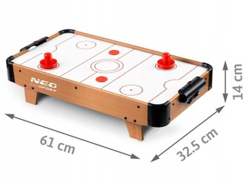 АЭРОХОККЕЙ АЭРОХОККЕЙНЫЙ СТОЛ ДЛЯ ДЕТЕЙ НЕО-СПОРТ ИГРА