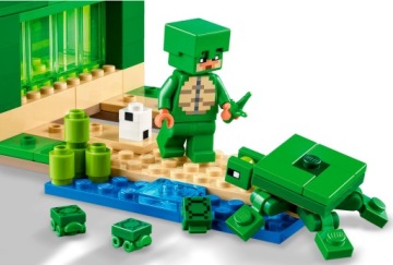 LEGO Minecraft 21254 Черепаховый пляжный домик в подарок