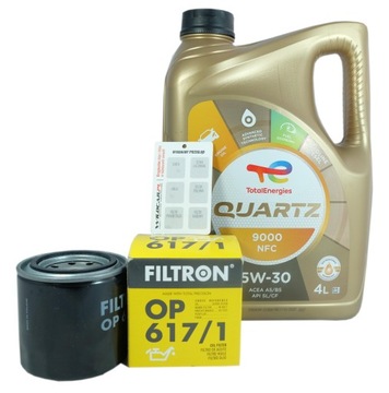 Filtr OP617/1 5W30 Hyundai ix20 Kia Venga 1.4 1.6