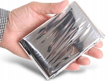 АВАРИЙНОЕ ТЕРМООДЕЯЛО FOIL OF LIFE FOIL MAT 140X210CM ДОМАШНЯЯ АПТЕЧКА ПЕРВОЙ ПОМОЩИ
