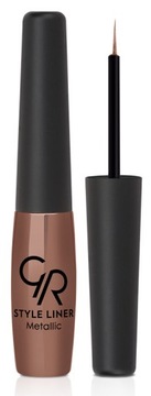 Golden Rose Metaliczny Eyeliner do kresek Brąz 06