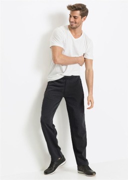 УТЕПЛЕННЫЕ СПОРТИВНЫЕ БРЮКИ без манжет МУЖСКИЕ спортивные костюмы 4135 графит XL