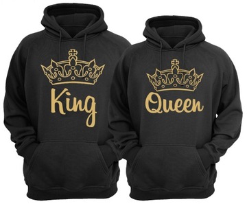 Komplet dwóch Bluz dla Par King Queen