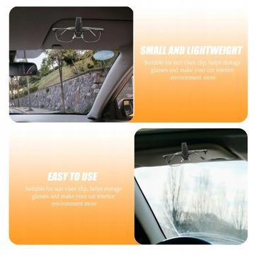 Органайзер для козырька, зажим для автомобильных очков