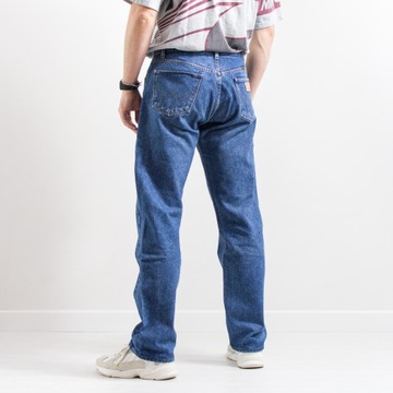 Wrangler jeansy VINTAGE lata 90's spodnie prosta nogawka rozmiar XL