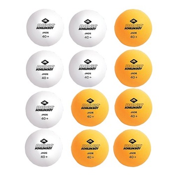 Мячи для настольного тенниса для пинг-понга SCHILDKROT Jade Two Colors 12 шт.