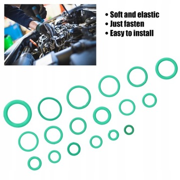 270 шт. Комплект зеленых уплотнительных колец.