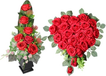 Любимым родителям - Сердце с посвящением Розам 50x50