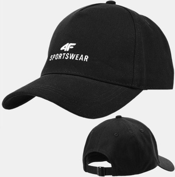 CZAPKA Z DASZKIEM MĘSKA 4F BEJSBOLÓWKA DAMSKA U266 BAWEŁNA REGULOWANA L/XL