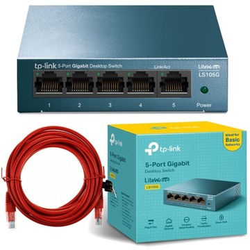 Коммутатор TP-LINK LS105G 5x1GbE LiteWave