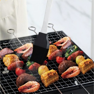 МЕГА БОЛЬШОЙ НАБОР ДЛЯ БАРБЕКЮ ЩИПЦЫ 9 В 1 ИЗ НЕРЖАВЕЮЩЕЙ СТАЛИ + ЧЕХОЛ