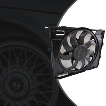 Вентилятор радиатора для BMW 3 F30 Lci F20 Lift F33 F36, мощный двигатель 400 Вт