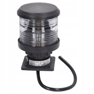 LAMPA NAWIGACYJNA JACHTOWA IP56 CZARNY 225° 25W