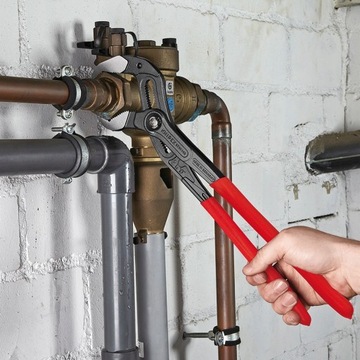 Разводные клещи. Ключ для труб и фитингов Cobra XL 400 мм KNIPEX 87 01 400