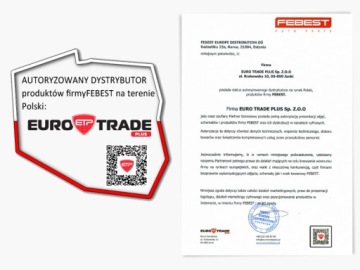 НАПРАВЛЯЮЩАЯ ЗАДНЕГО ТОРМОЗНОГО СУППОРТА FEBEST
