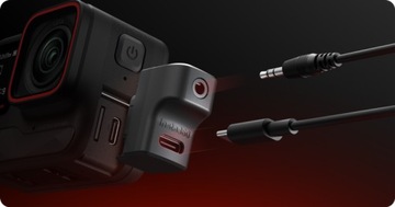 Микрофонный адаптер Insta360 Ace/Ace Pro — микрофонный адаптер 3,5 мм