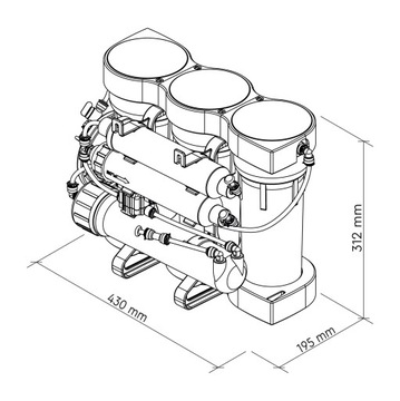 BWTAQUACALCIUM - фильтрационная станция для дома ОСМОЗА
