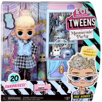 L.O.L. Surprise O.M.G. Tweens Party Doll MAX WONDER Teenager + ACCESSORIES