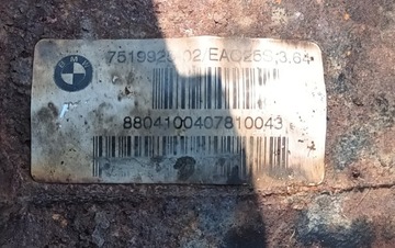 BMW 1 E87 2.0 B DIFER NÁPRAVA