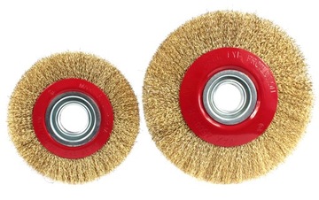 ПРОВОЛОЧНАЯ ДИСКОВАЯ ЩЕТКА ДЛЯ НАСТОЛЬНОЙ ШЛИФОВАЛЬНОЙ МАШИНЫ 200