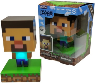ЛАМПА MINECRAFT STEVE ICONS Лицензионный продукт