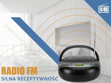 Портативный проигрыватель компакт-дисков Retekess TR634, FM-радио