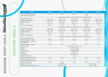 Полностью инверторный тепловой насос для бассейна ProEnergy PE8