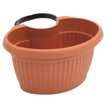 DONICZKA DONICA NA RYNNE RURĘ SPUSTOWĄ TERRA DTRY28 dł.28cm 4L TERAKOTA