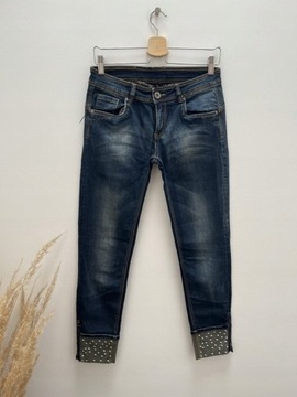 FB SISTER spodnie jeans rurki SKINNY 38 M