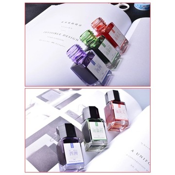 18 мл блестящий порошок цвета каллиграфии письмо живопись перьевая ручка чернила