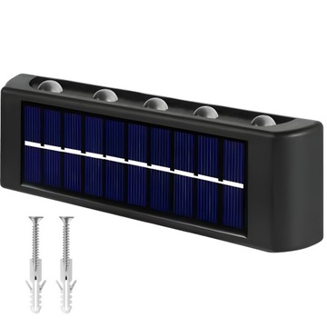 СОЛНЕЧНАЯ ФАСАДНАЯ ЛАМПА СВЕТОДИОДНАЯ НАРУЖНАЯ САДОВАЯ НАСТЕННАЯ ЛАМПА С МОЩНЫМ ДАТЧИКОМ