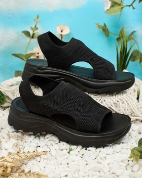 ЧЕРНЫЕ ЖЕНСКИЕ САНДАЛИИ VICES 40