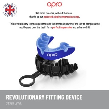 Капа Opro Silver с коробкой GEN5 Black