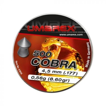 Пули для пневматического оружия 4,5 мм UMAREX Cobra Pointed Ribbed Hammer 500 шт.