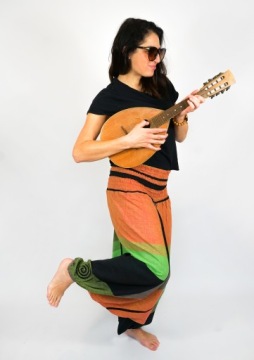 JOGA/ INDIE/ szarawary/ alladynki/ 2w1 LIGHT GREEN