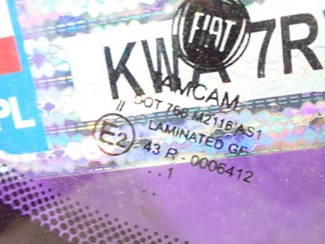 FIAT LINEA 06-12 SKLO (OKNO) ČELNÍ PŘEDNÍ