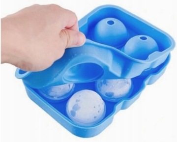 ФОРМА ДЛЯ КУБИКА ЛЬДА СИЛИКОНОВАЯ Форма ДЛЯ ЛЬДА ШАРЫ XXL 6 шт. БОЛЬШИЕ ШАРЫ ДЛЯ СМЕСИ