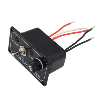 Rocker Toggle Bilge Pump Switch Panel DC 12V 5A Fu