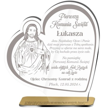 Pamiątka Pierwszej Komunii Świętej Komunia prezent