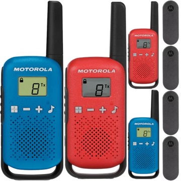 Krótkofalówka Motorola PMR T42 RED ZEST. 2SZT. LXT42/R